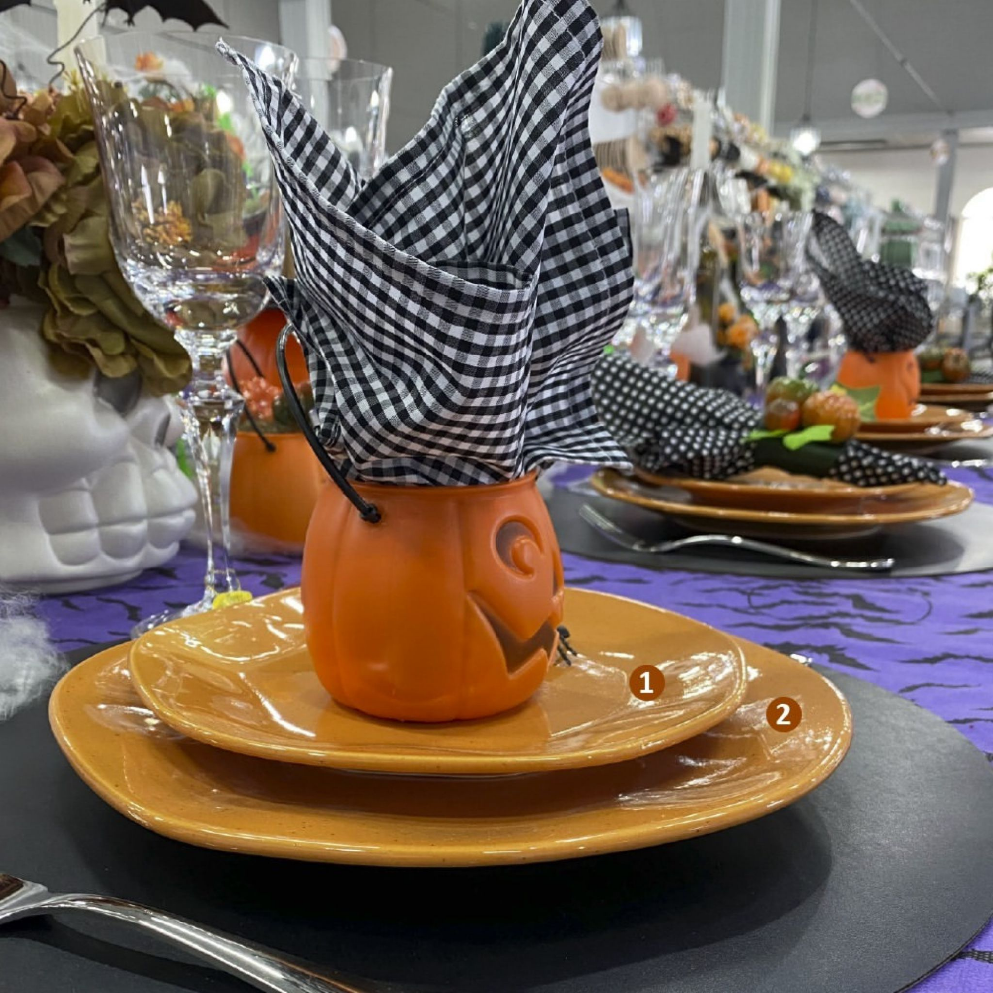 FINAL SALE - Ryo Papaya 20 Pieces Dinnerware Set Service for 4