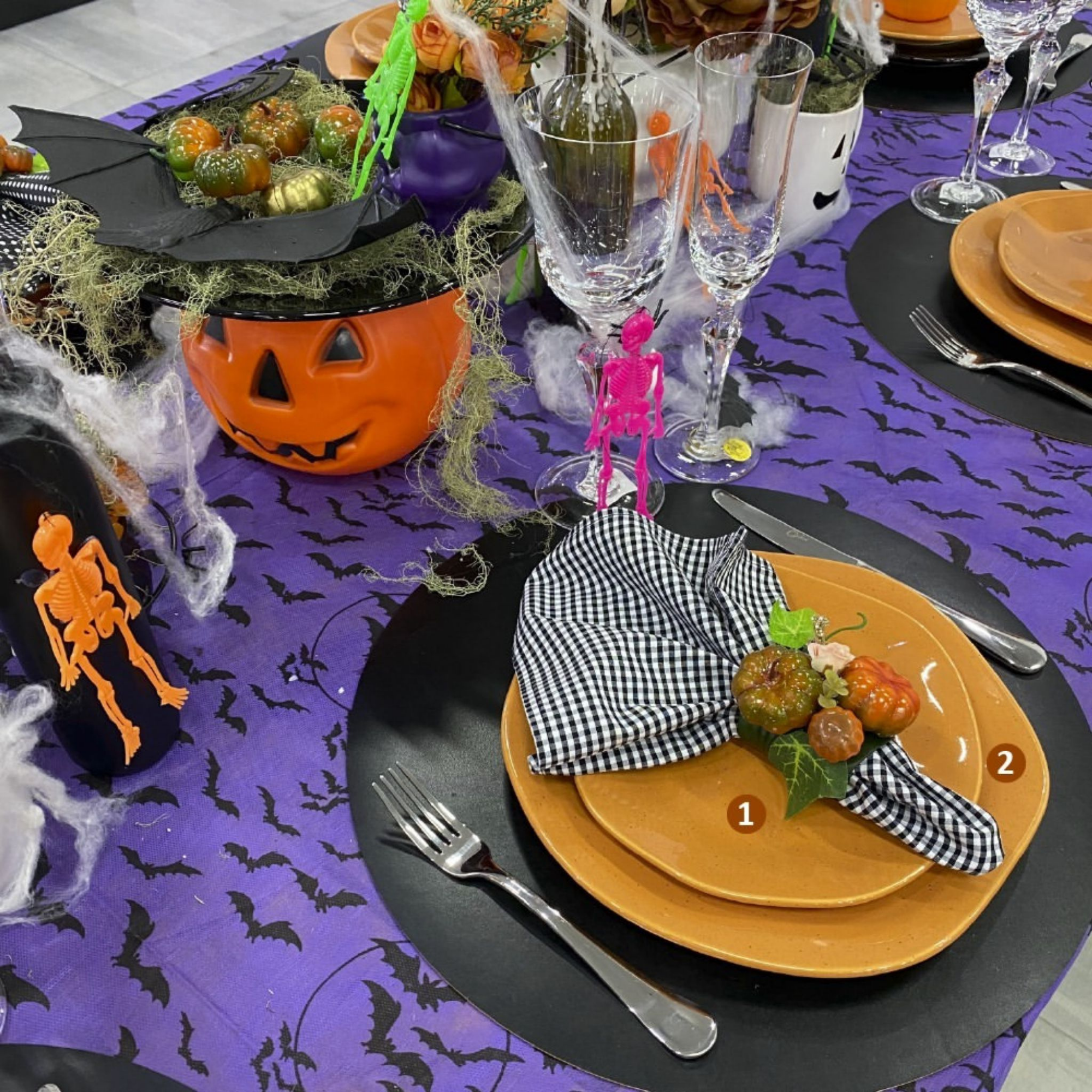 FINAL SALE - Ryo Papaya 20 Pieces Dinnerware Set Service for 4