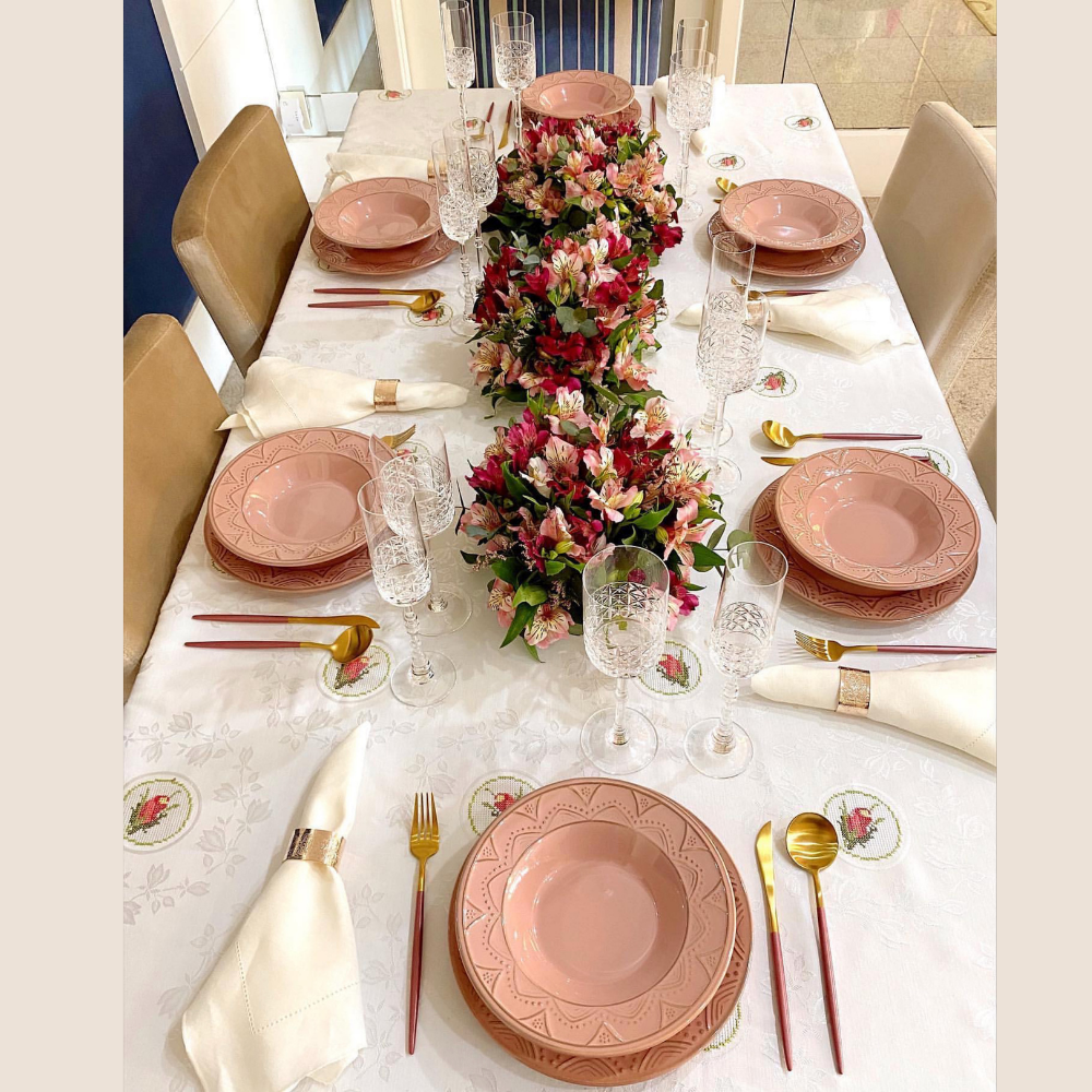 FINAL SALE - Serena Ballet 20 Pieces Dinnerware Set Service for 4