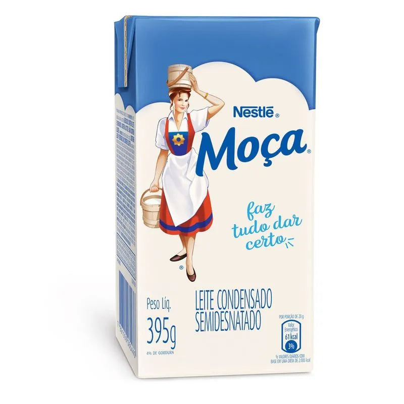 NESTLÉ - LEITE CONDENSADO SEMidesnatado "MOÇA" - 395G