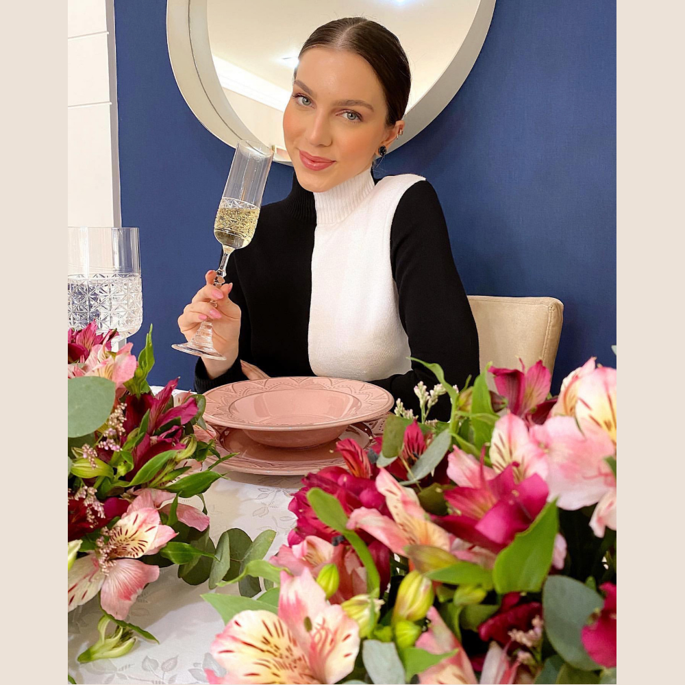 FINAL SALE - Serena Ballet 20 Pieces Dinnerware Set Service for 4