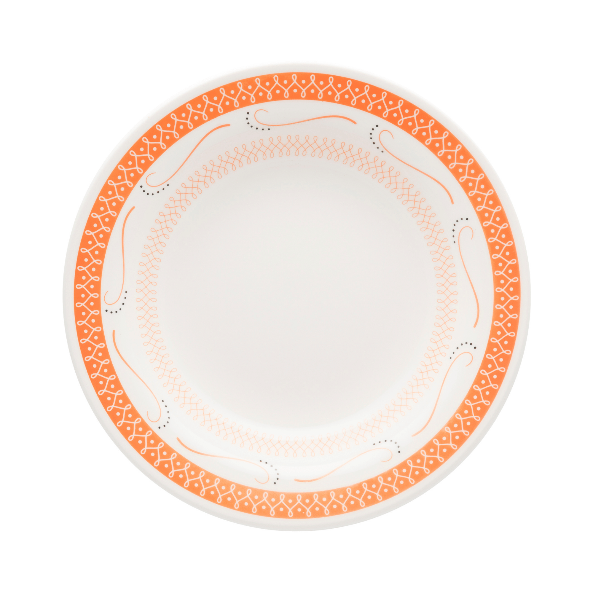 FINAL SALE - Donna Tangerine 20 Pieces Dinnerware Set Service for 4