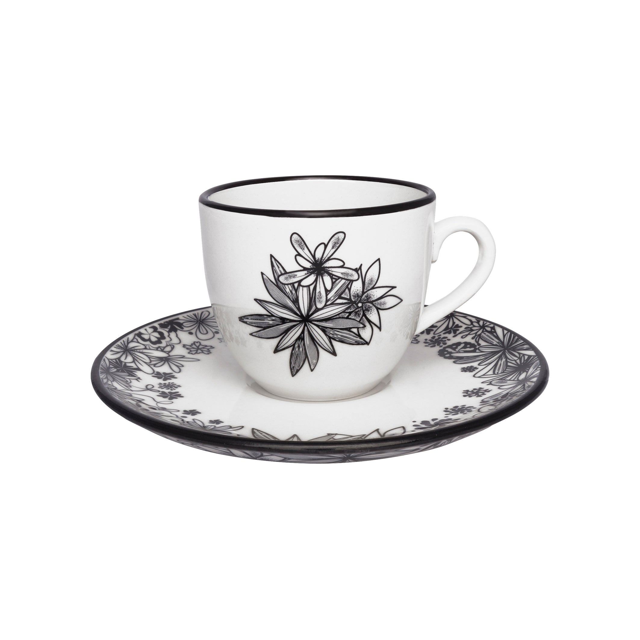 FINAL SALE - Coup Black Forest 20 Pieces Dinnerware Set Service for 4