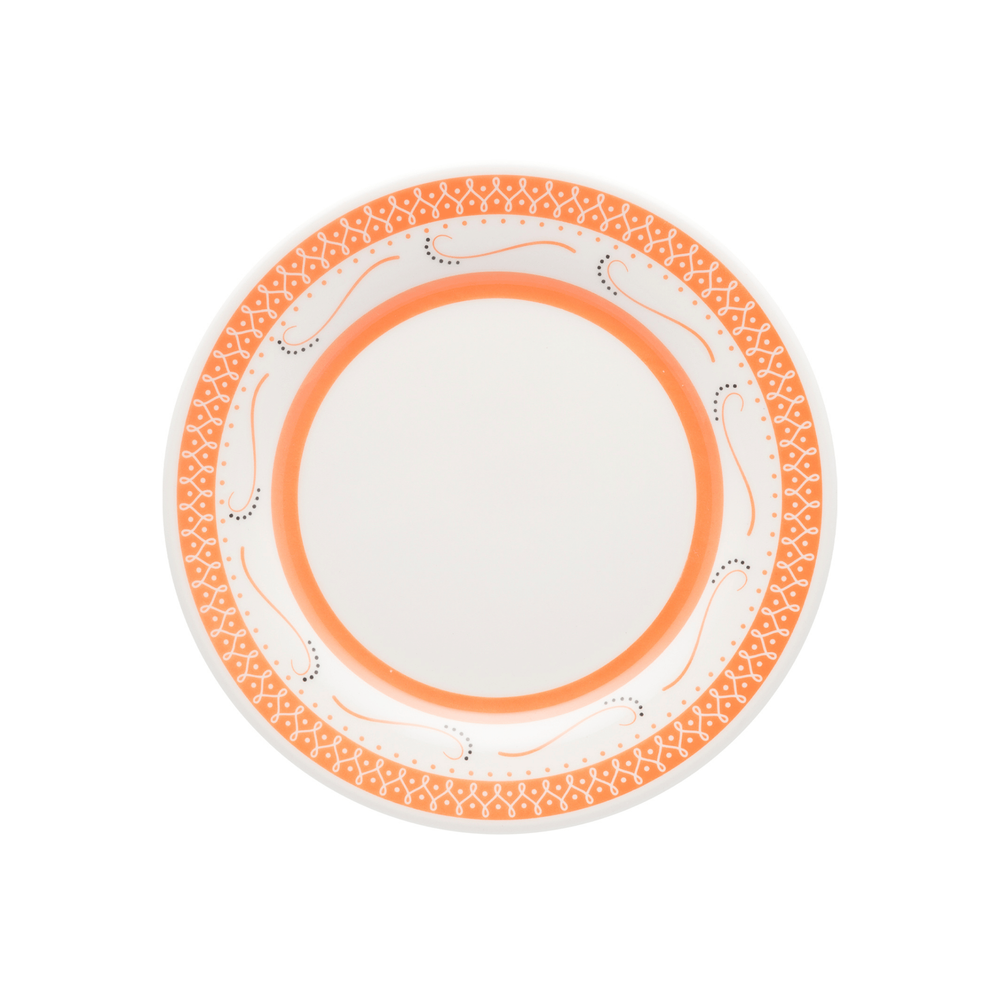 FINAL SALE - Donna Tangerine 20 Pieces Dinnerware Set Service for 4