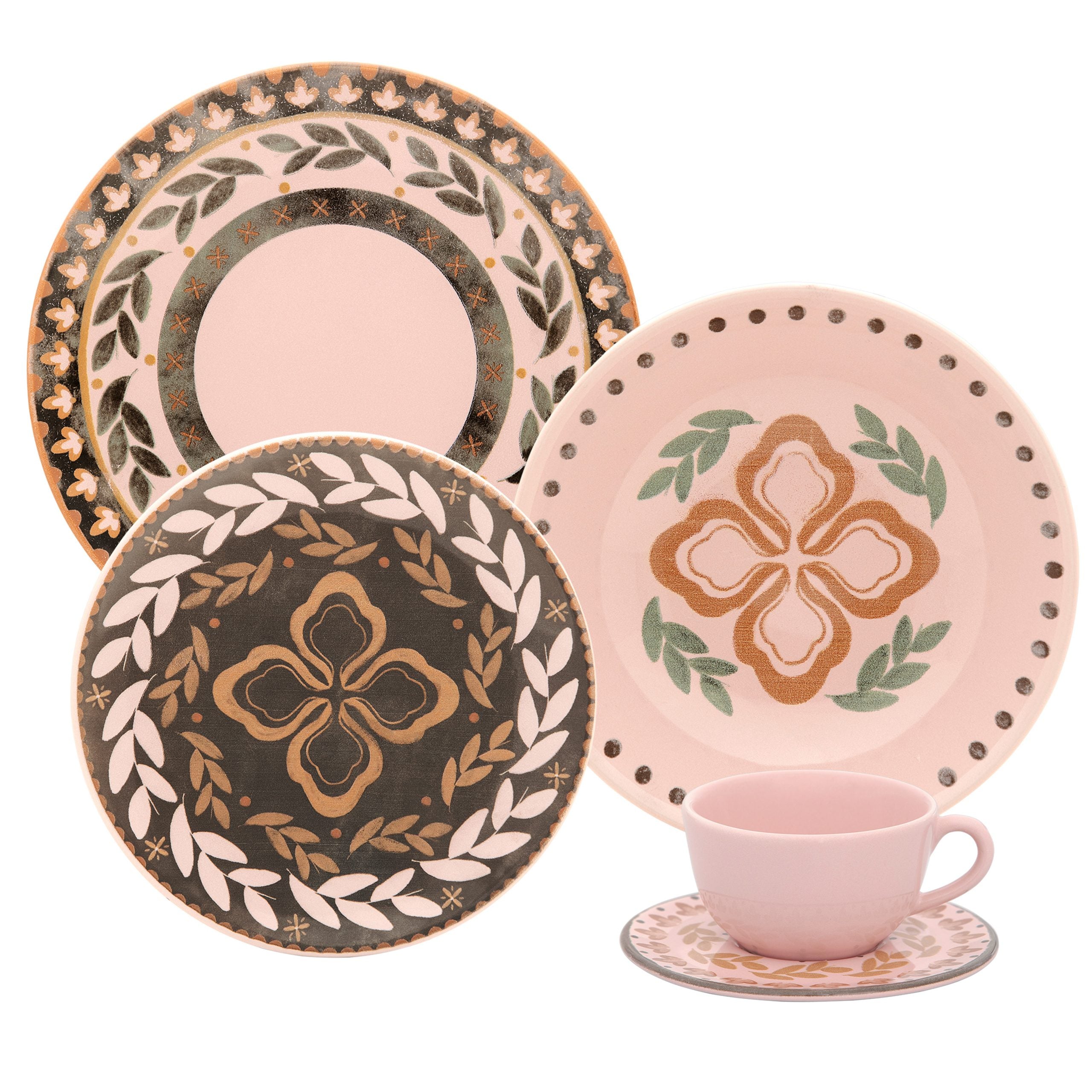 FINAL SALE - Unni Alba 20 Pieces Dinnerware Set Service for 4