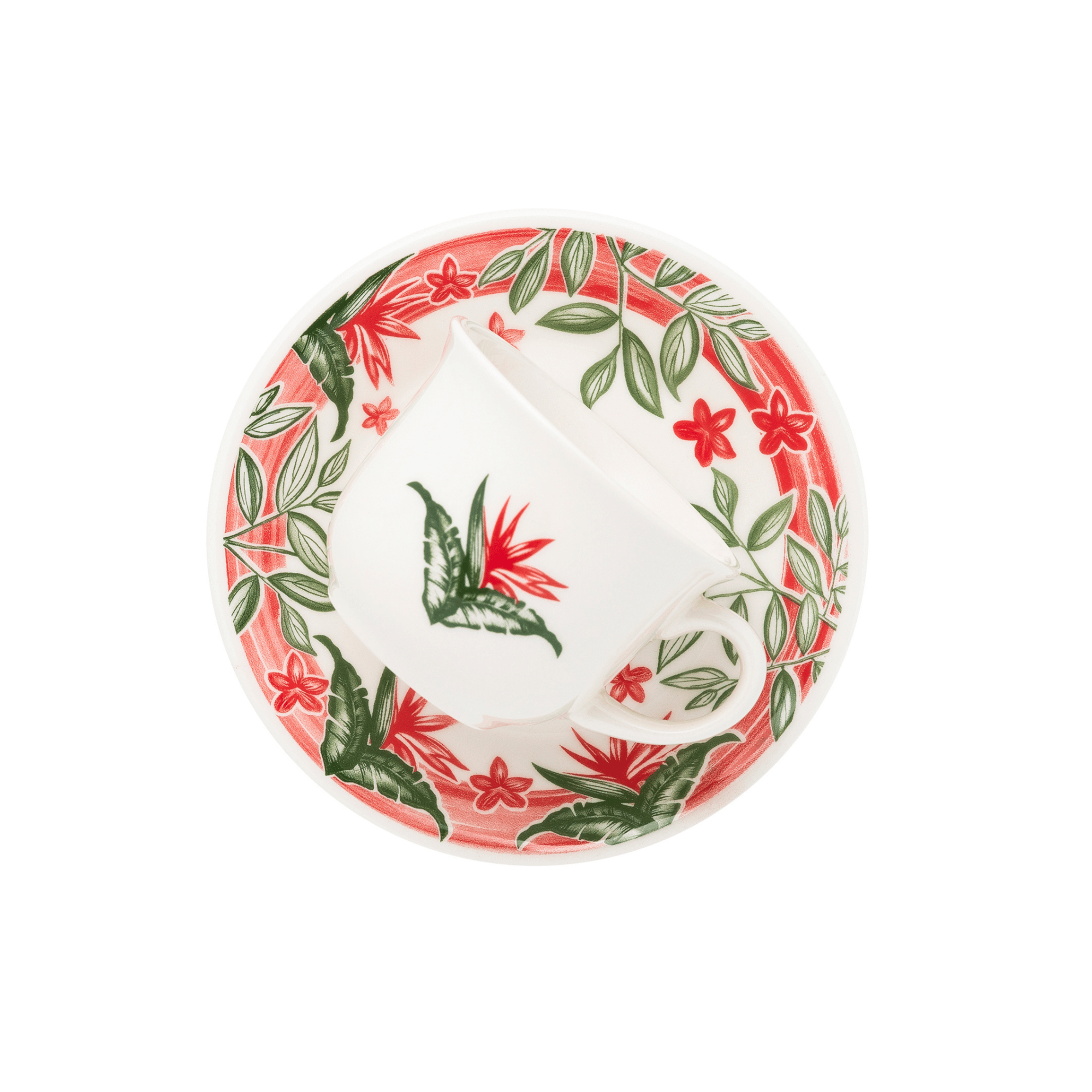 FINAL SALE - Donna Tropical Garden 20 Pieces Dinnerware Set Service for 4
