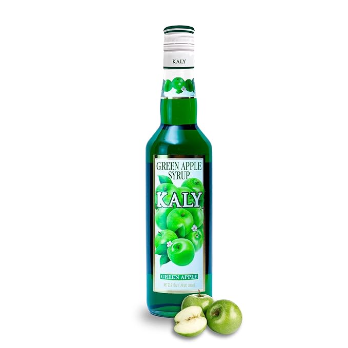 KALY - Sirop Brésilien - Arôme Naturel de Pomme Verte - 700 ml / 23,7 Fl Oz
