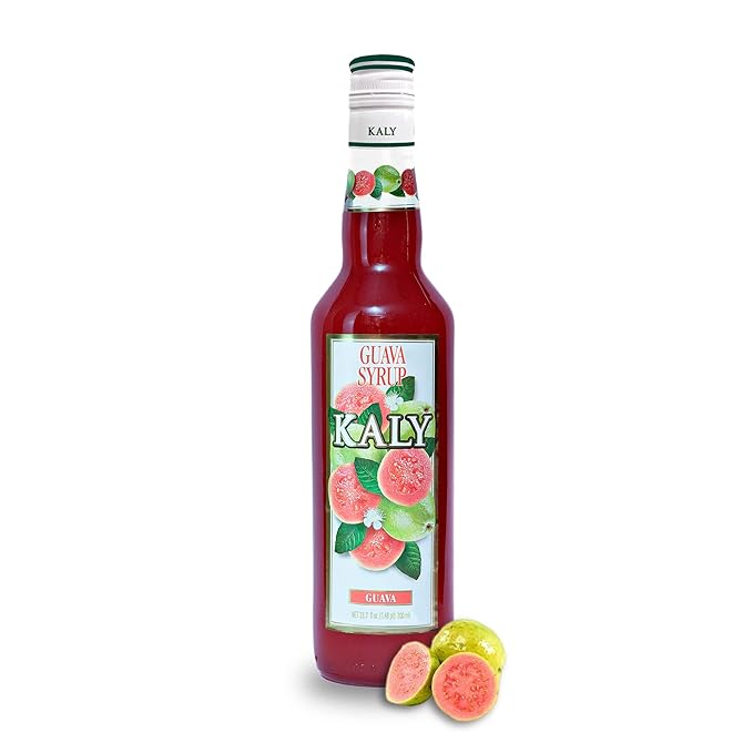 KALY - Xarope Brasileiro - Sabor Natural de Goiaba - 700 ml / 23,7 Fl Oz