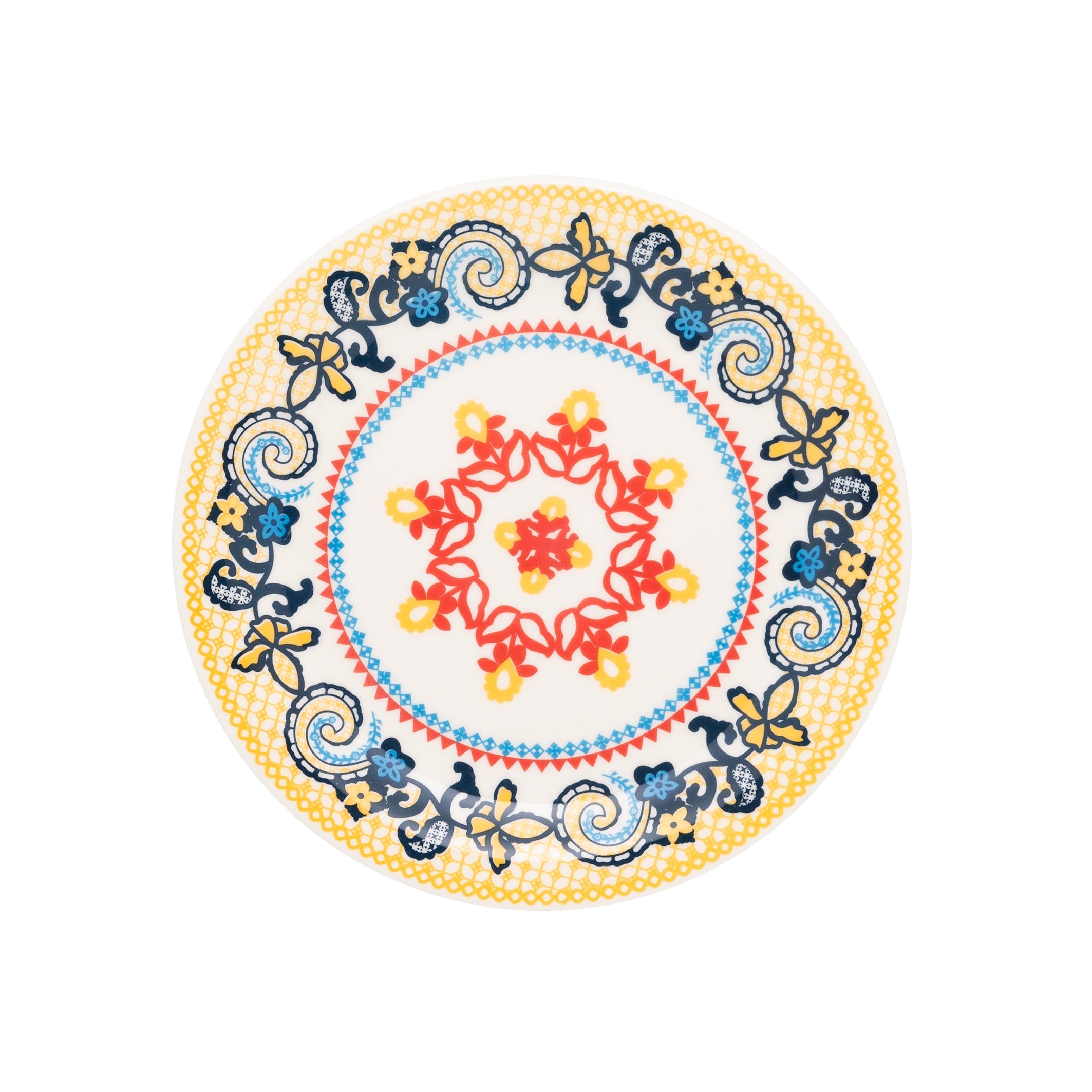 FINAL SALE - Floreal La Pollera 20 Pieces Dinnerware Set Service for 4