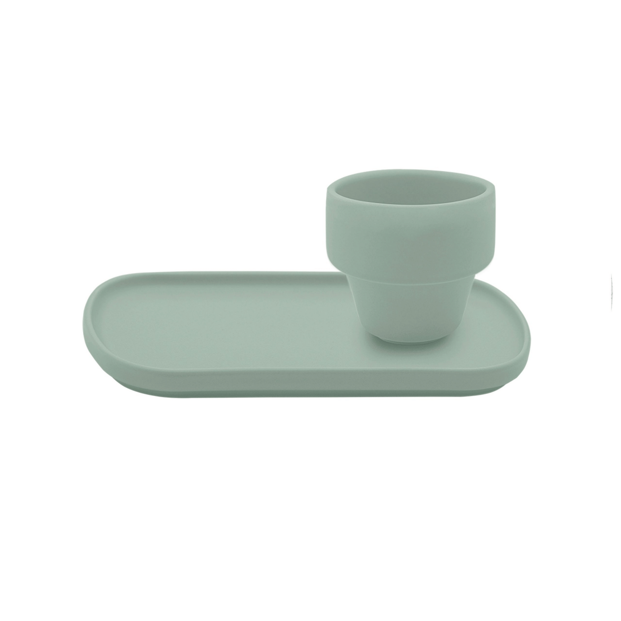 FINAL SALE - Elo Mint 24 Pieces Dinnerware Set Service for 4 - Satin Finish