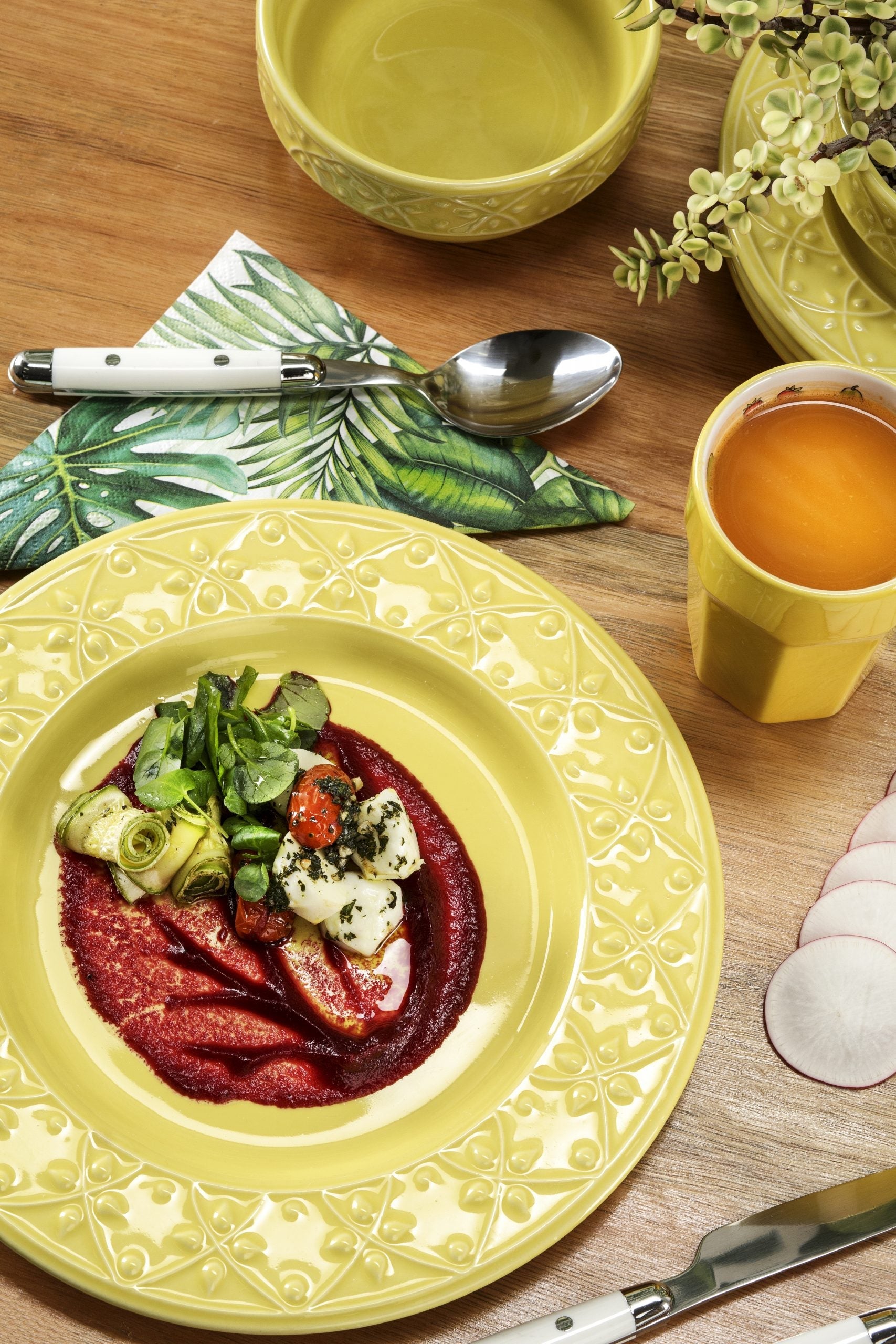 FINAL SALE - Mendi Sicily 20 Pieces Dinnerware Set Service for 4