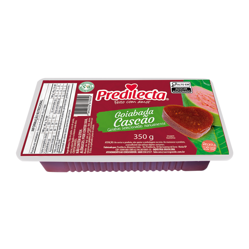 PREDILECTA - Goiabada (CASCÃO) - 350g
