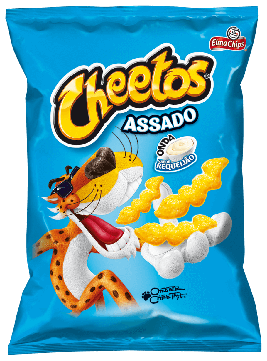 ELMA CHIPS - Salgadinho de Cheetos ("Requeijao") - 140g