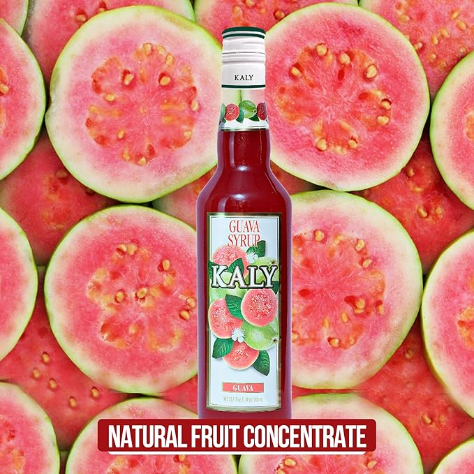 KALY - Brazilian Syrup - Natural Guava Flavor - 700 ml / 23.7 Fl Oz