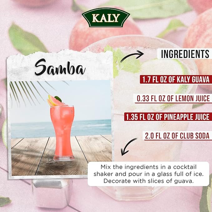 KALY - Xarope Brasileiro - Sabor Natural de Goiaba - 700 ml / 23,7 Fl Oz