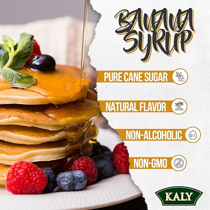 KALY - Brazilian Syrup - Natural Banana Flavor - 700 ml / 23.7 Fl Oz - FINAL SALE - EXPIRED or CLOSE TO EXPIRY