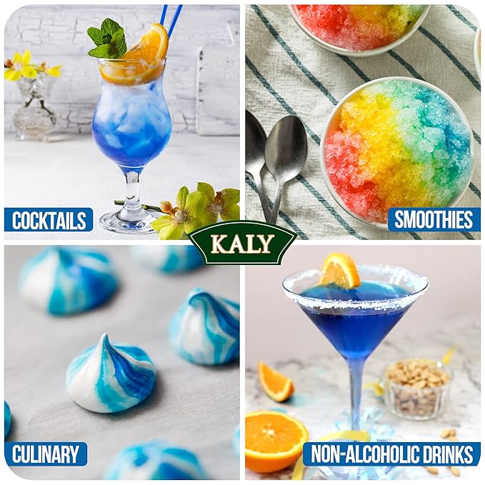 KALY - Brazilian Syrup - Natural Blue Orange Flavor - 700 ml / 23.7 Fl Oz