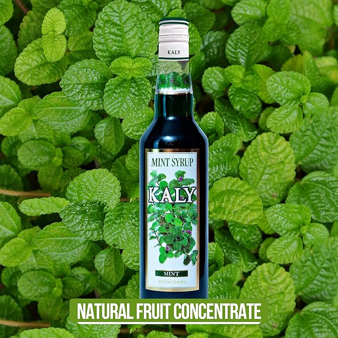 KALY - Brazilian Syrup - Natural Mint Flavor - 700 ml / 23.7 Fl Oz