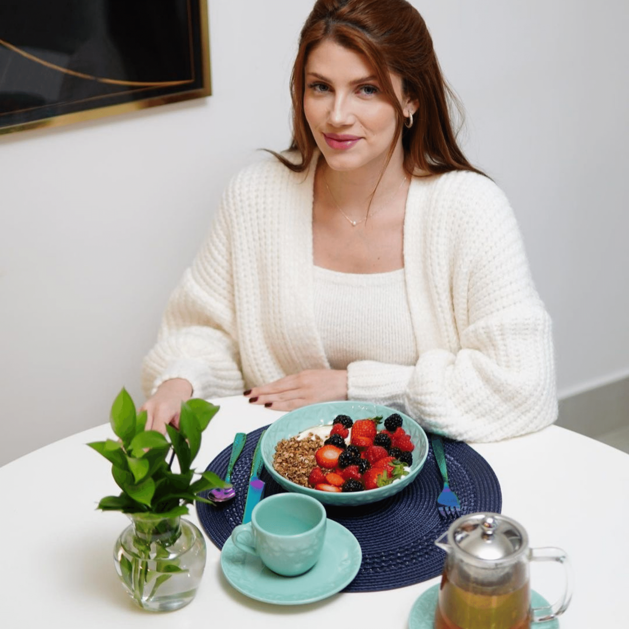 FINAL SALE - Mia Dew 20 Pieces Dinnerware Set Service for 4