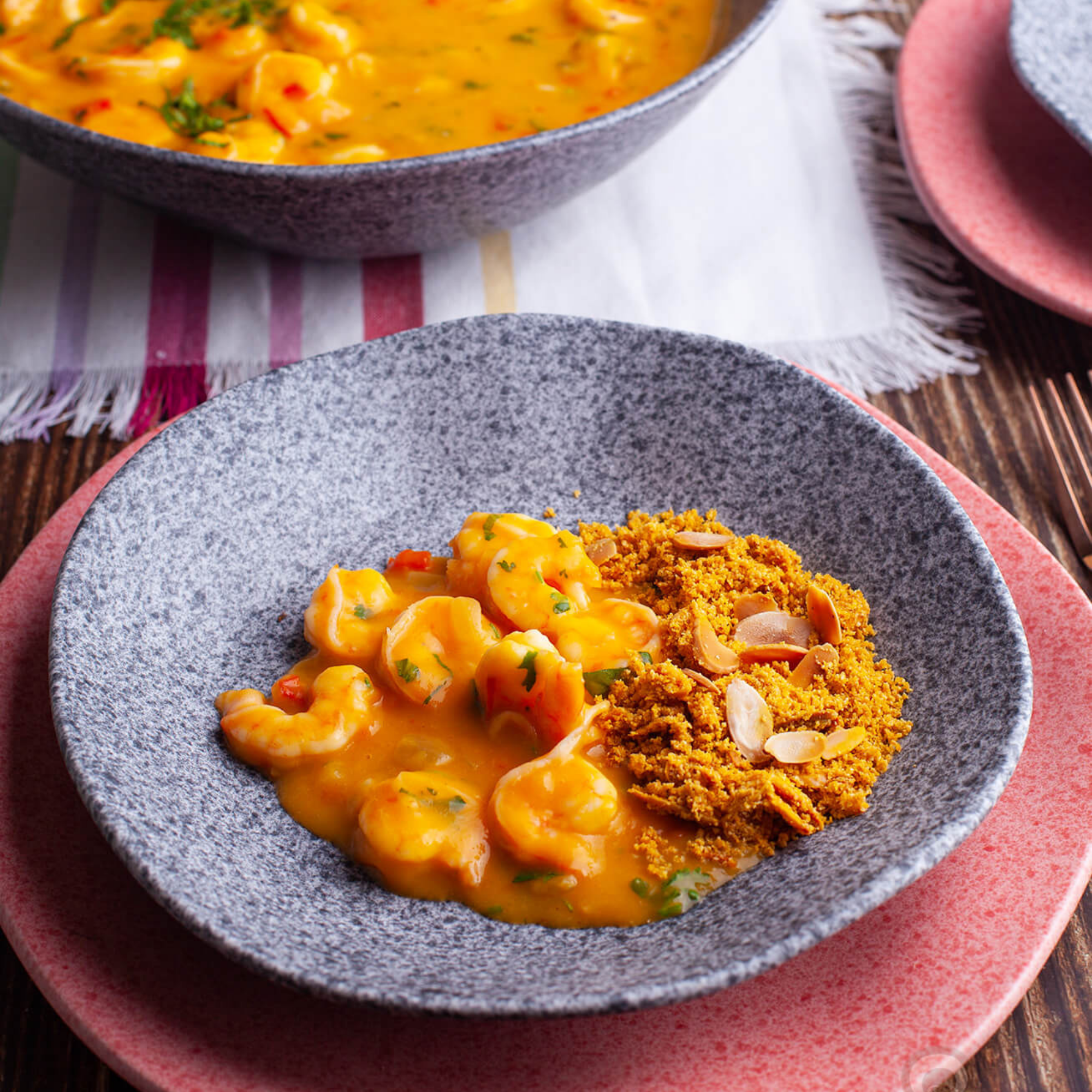 FINAL SALE - Ryo Granite 20 Pieces Dinnerware Set Service for 4 - Satin Effect