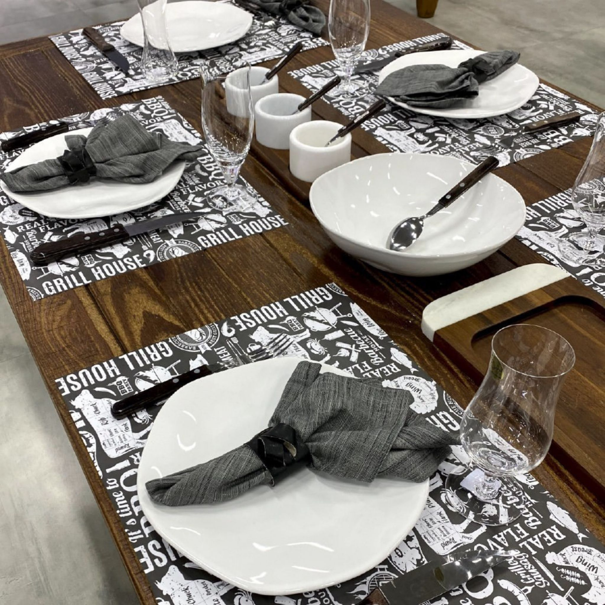 FINAL SALE - Ryo White 20 Pieces Dinnerware Set Service for 4