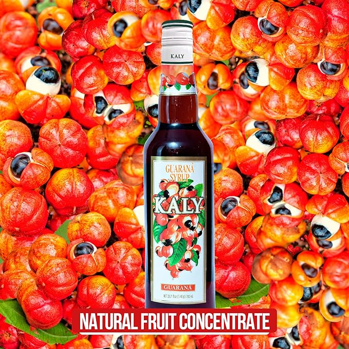 KALY - Brazilian Syrup - Natural Guaraná Flavor - 700 ml / 23.7 Fl Oz