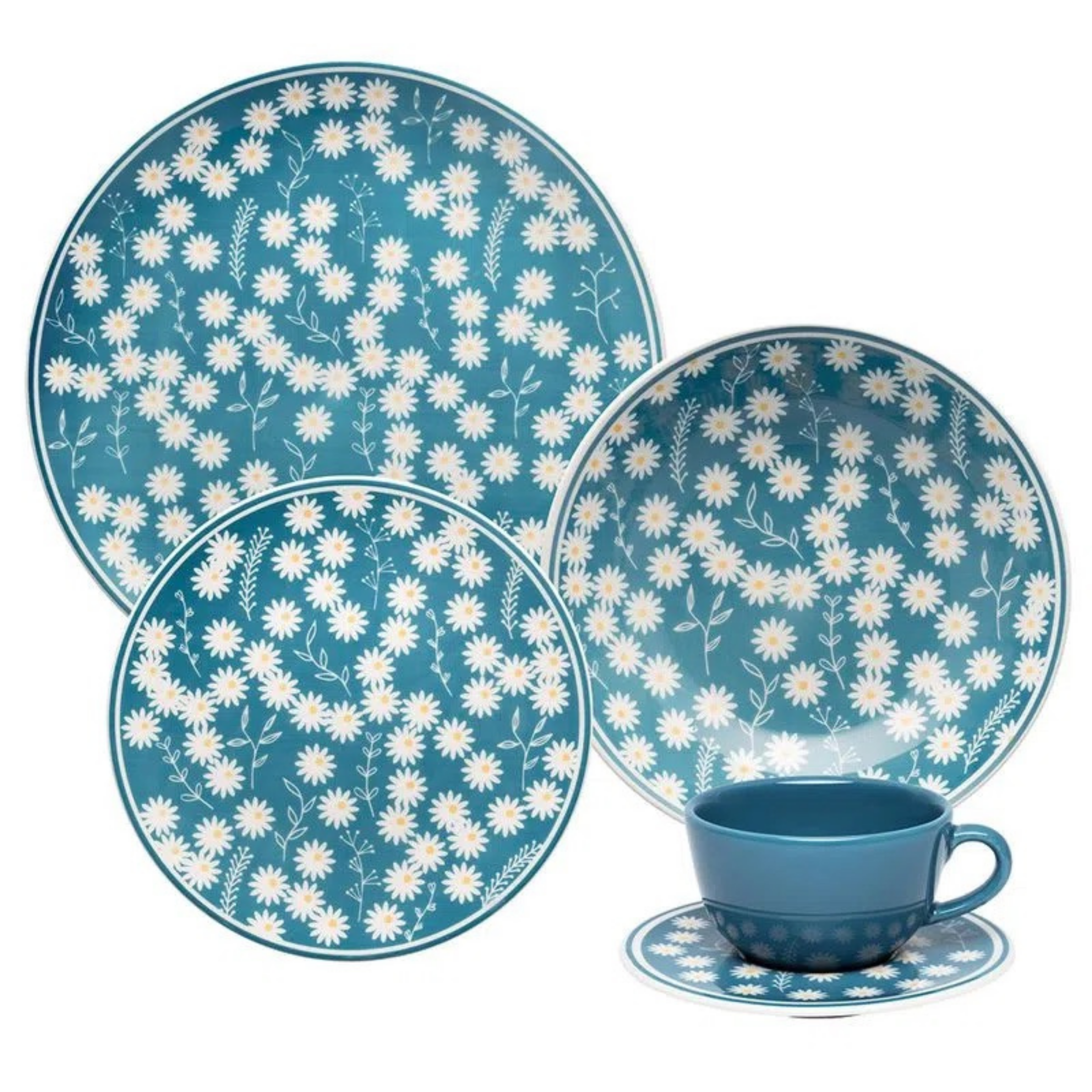 Unni Daisy 20 Pieces Dinnerware Set Service for 4