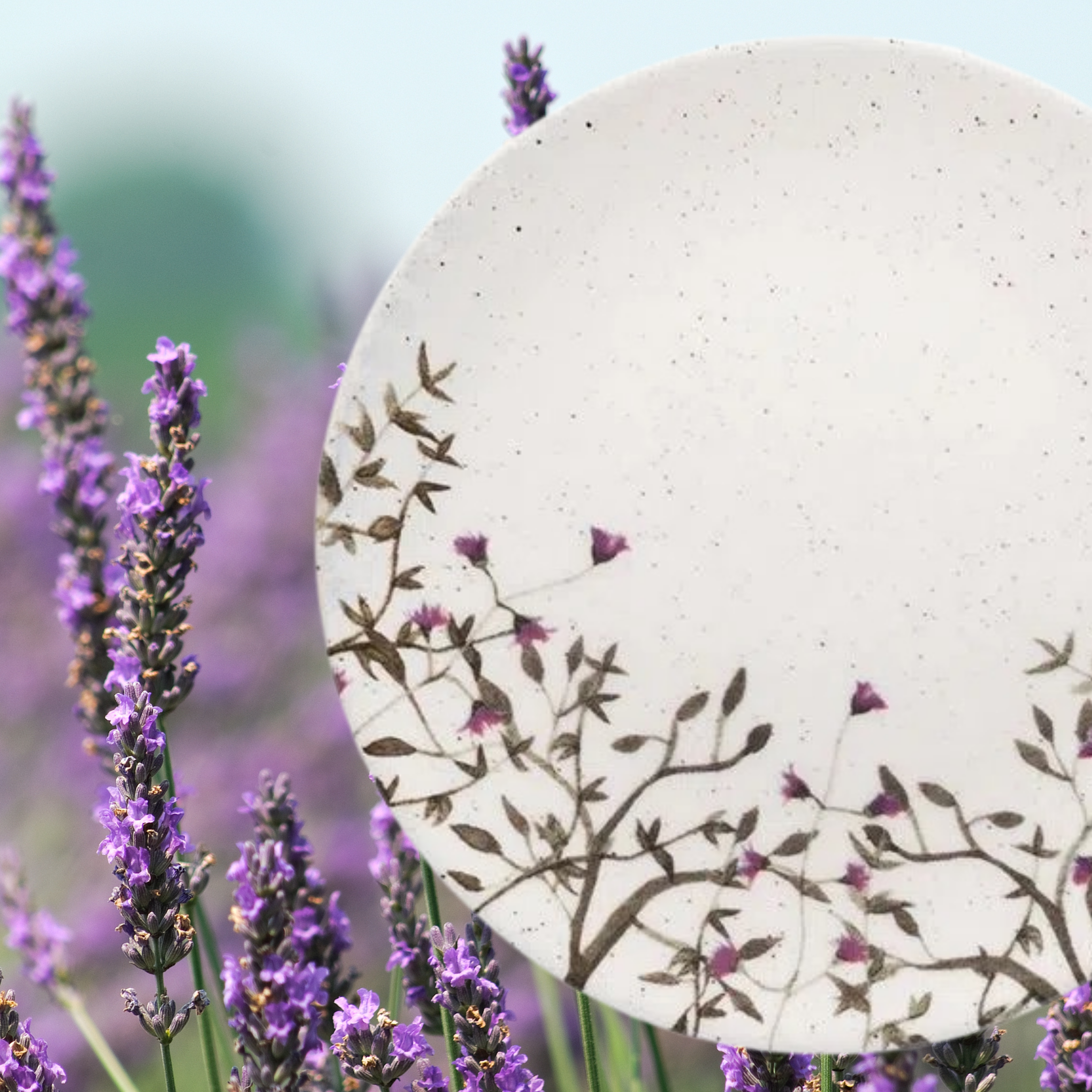 FINAL SALE - Unni Lilac 20 Pieces Dinnerware Set Service for 4