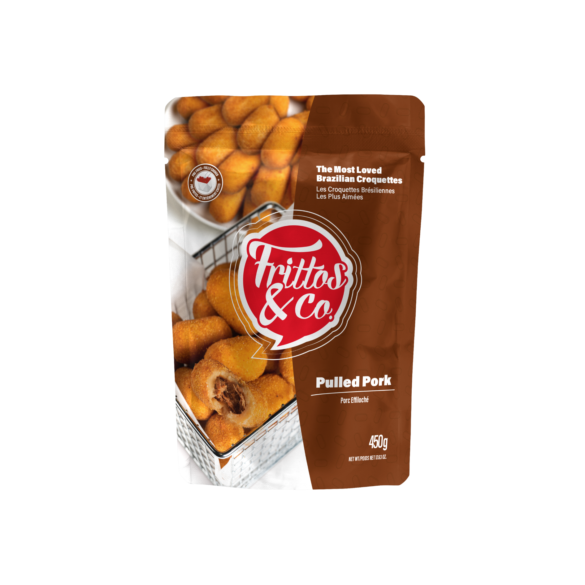 FRITTOS - Croquettes au porc effiloche - 450g - VENTE FINALE - EXPIREE ou PRESQUE EXPIREE