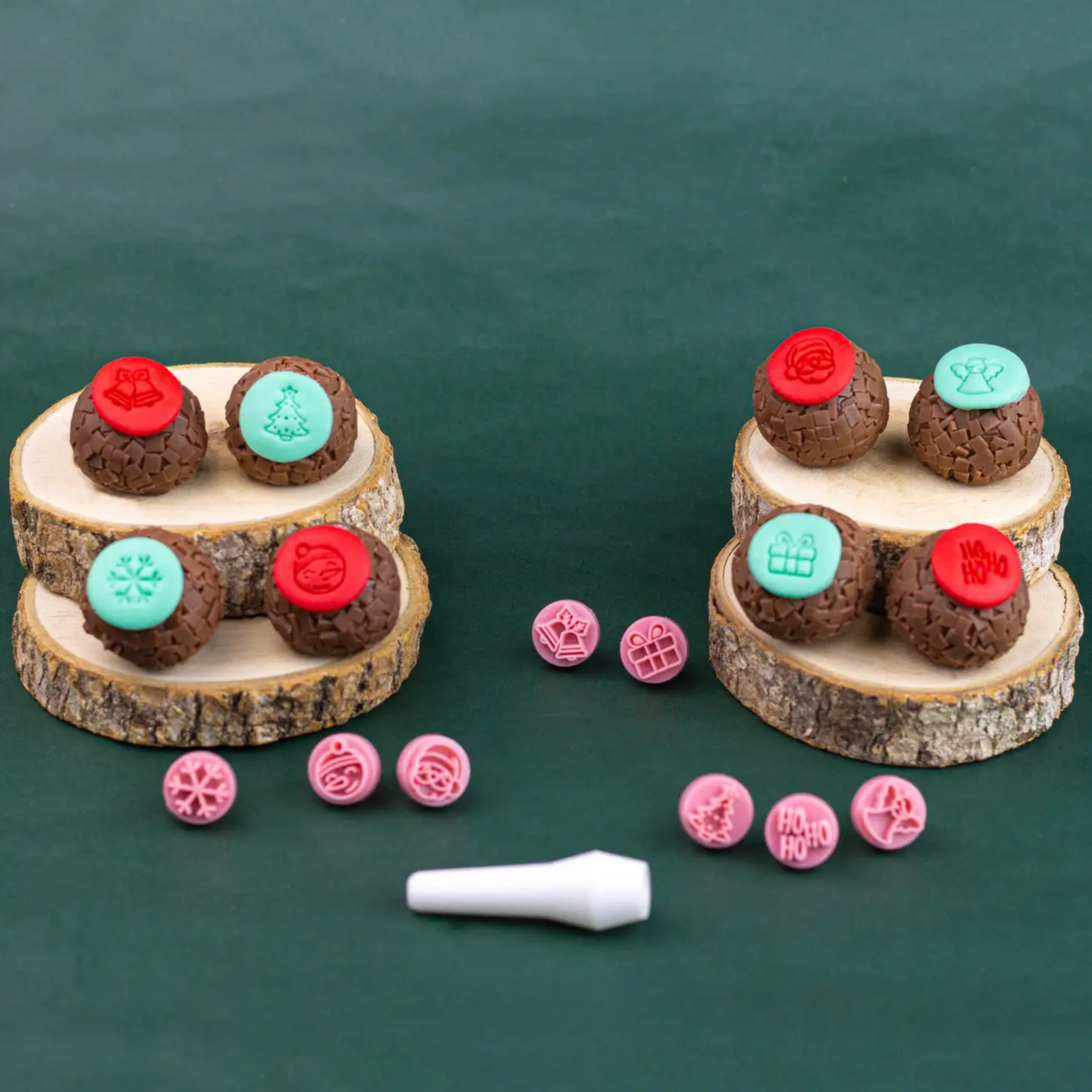 BLUE STAR - Stamps for sweets - Christmas