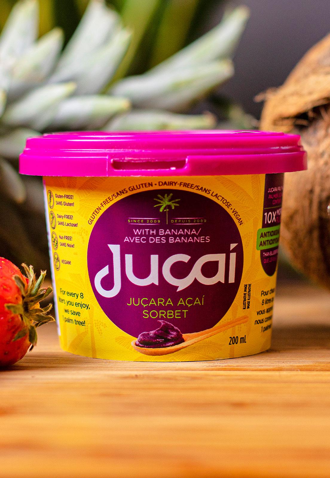 JUÇAÍ - Juçara Avec Sorbet Banane Et Guaraná (Açaí) 180g - 200ml