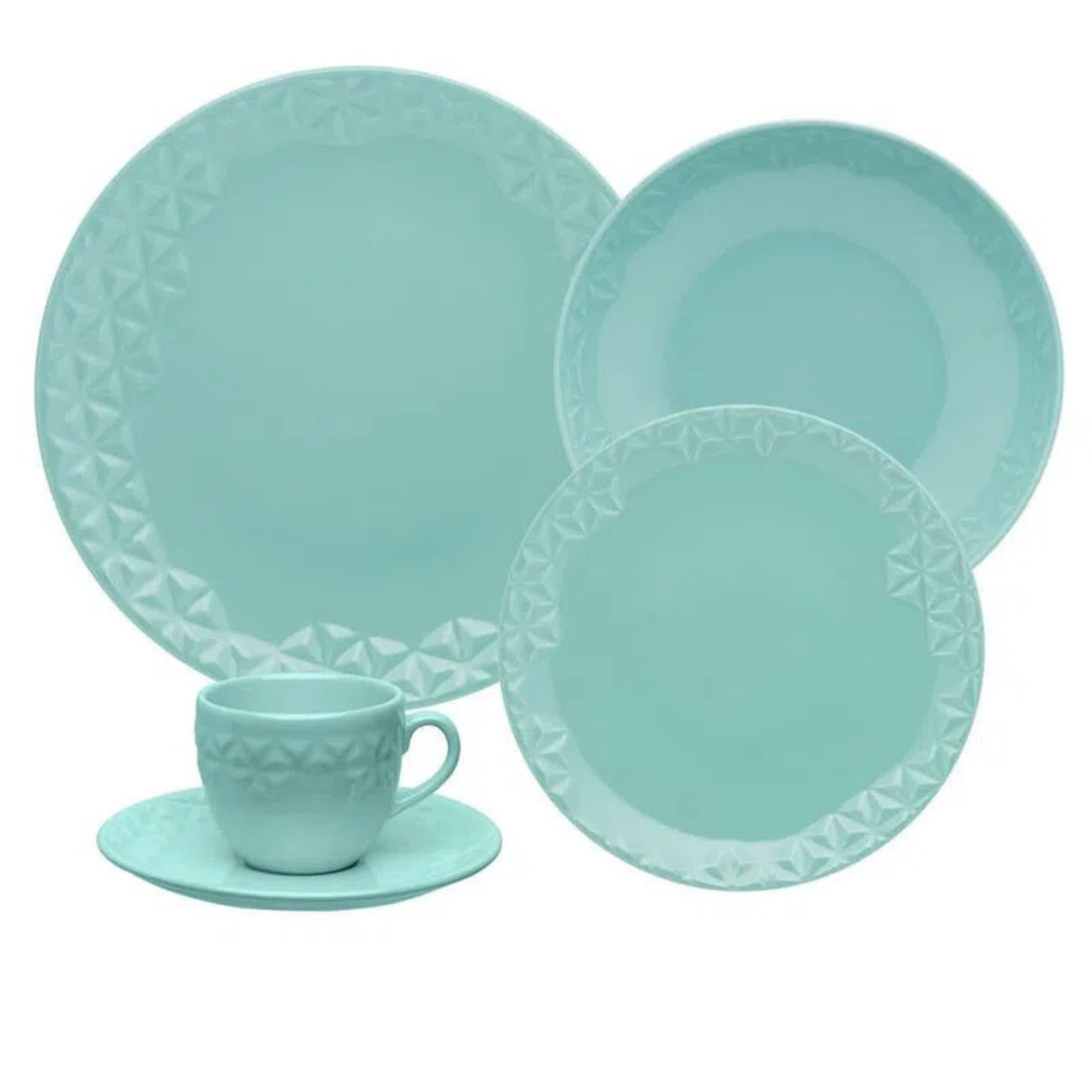 FINAL SALE - Mia Dew 20 Pieces Dinnerware Set Service for 4