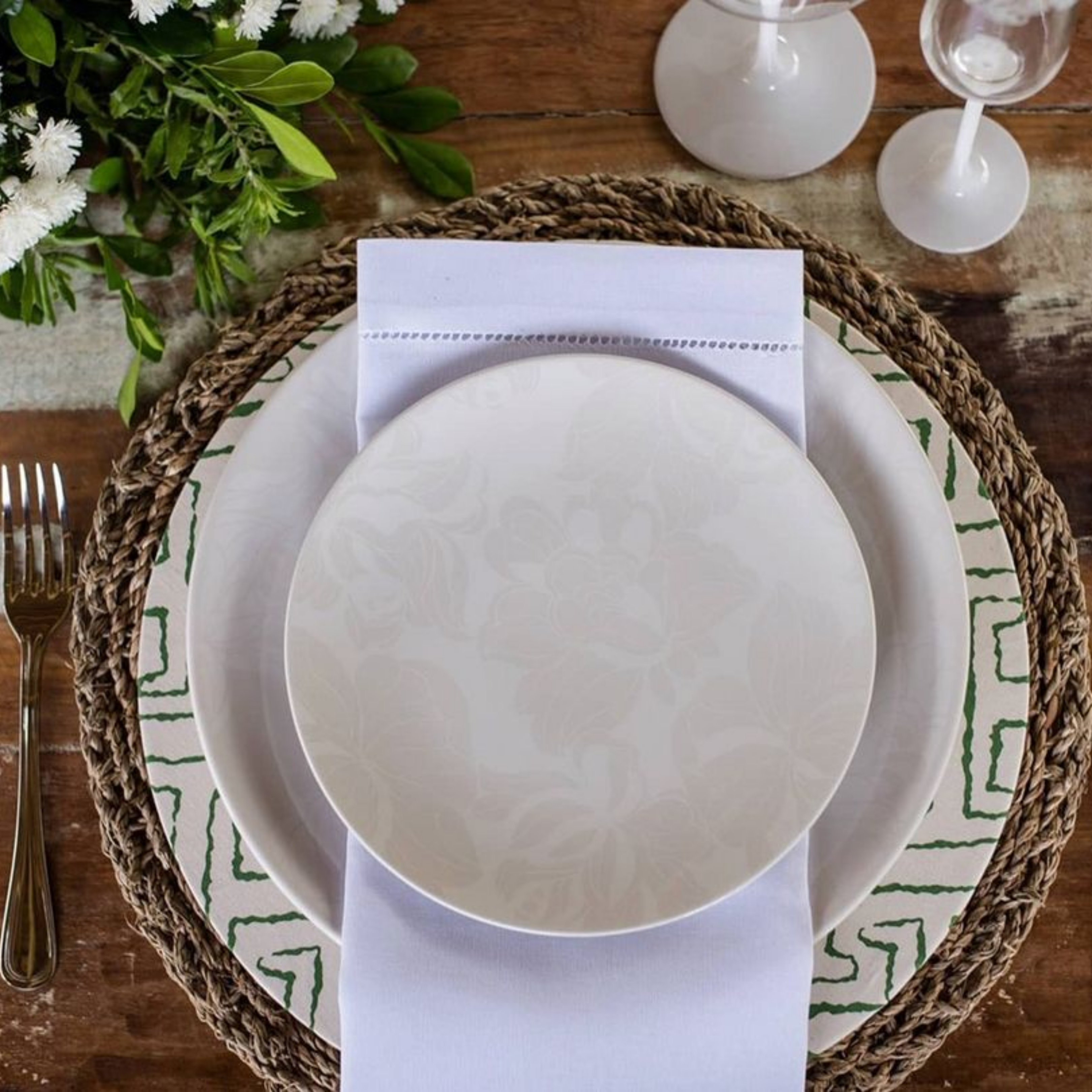 FINAL SALE - Coup Blanc 20 Pieces Dinnerware Set Service for 4