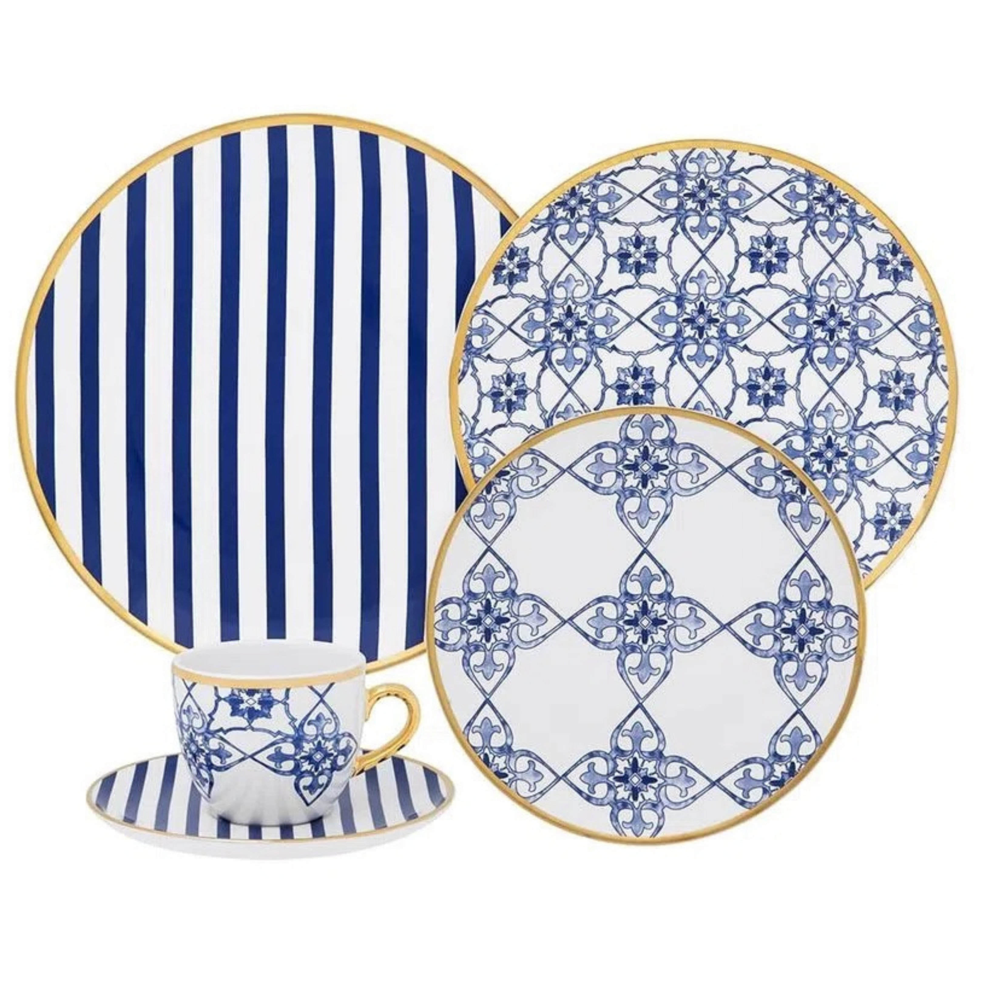 Coup Lusitana 30 Pieces Dinnerware Set Service for 6