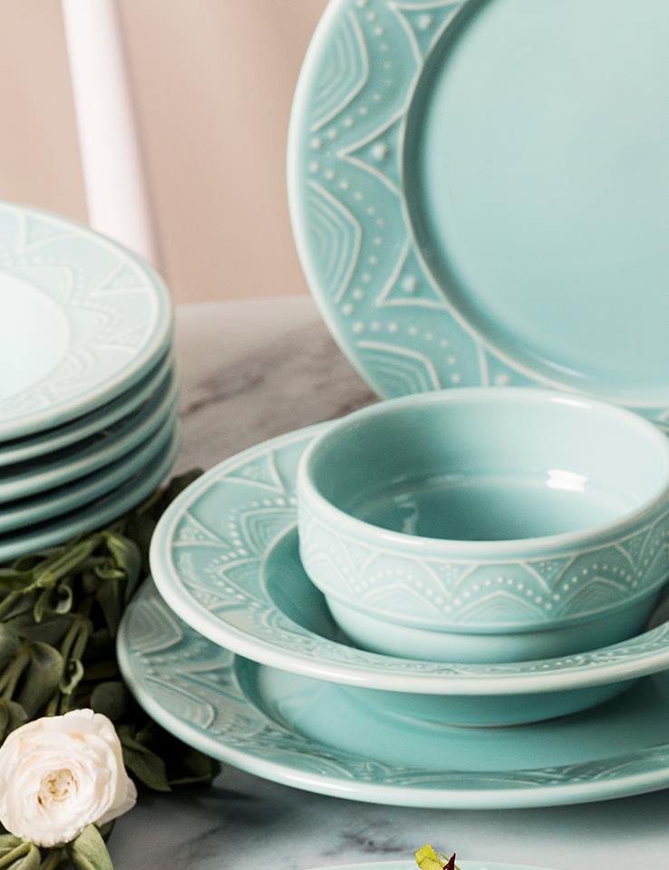 FINAL SALE - Serena Essence 20 Pieces Dinnerware Set Service for 4