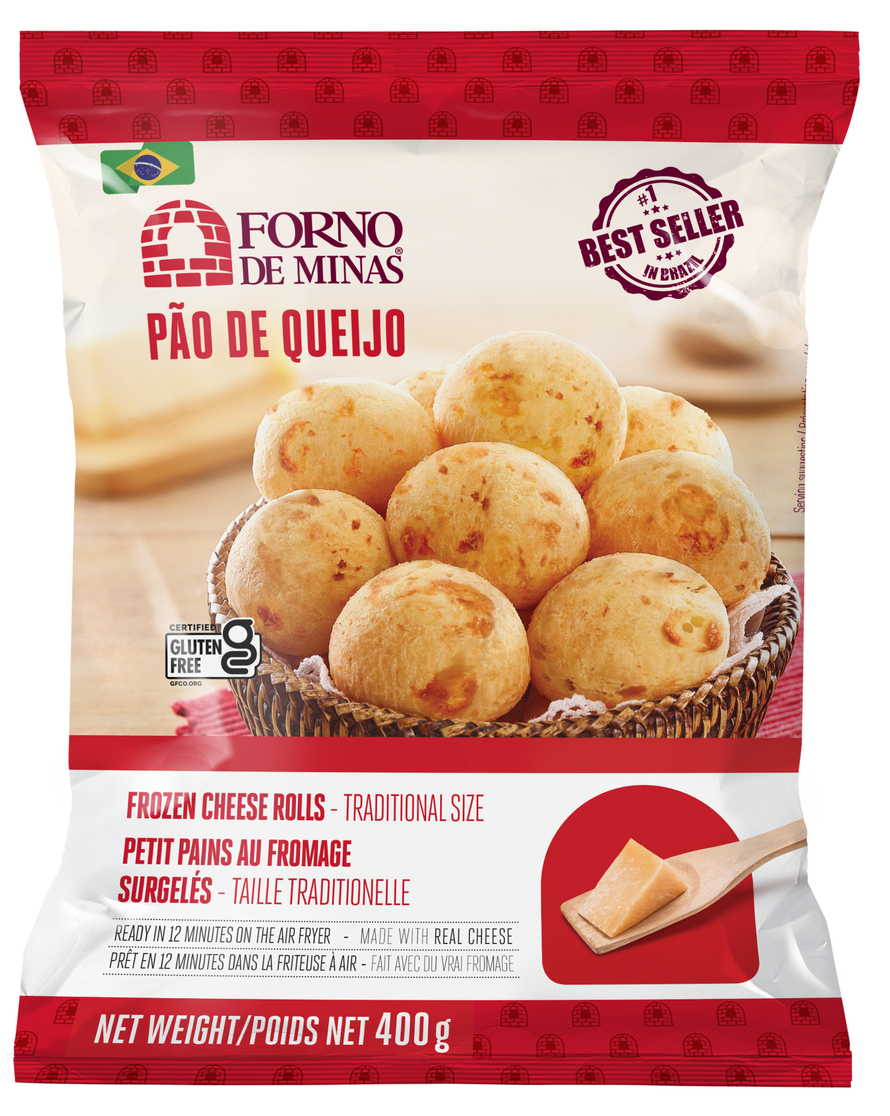 FORNO DE MINAS - Traditional Cheese Rolls - 400g