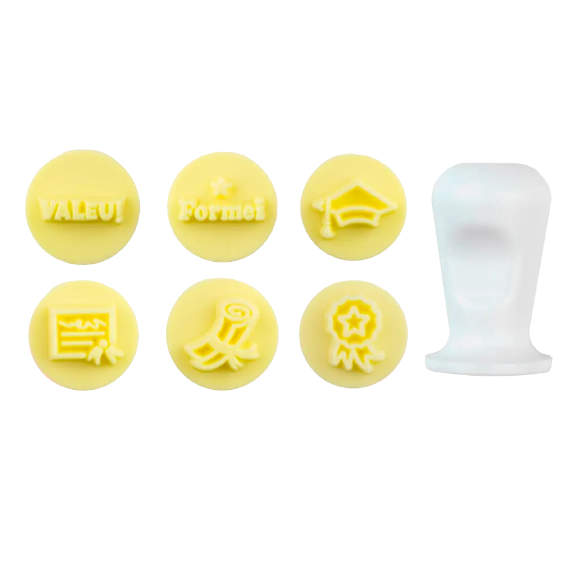 BLUE STAR - Stamps for sweets - Graduation