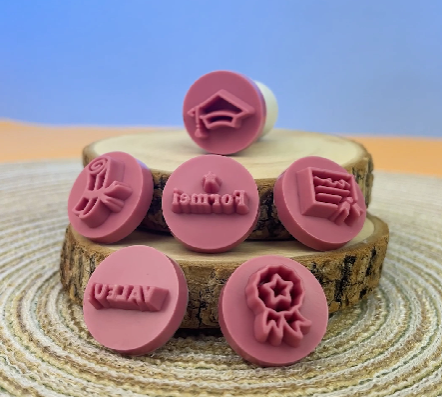 BLUE STAR - Stamps for sweets - Graduation