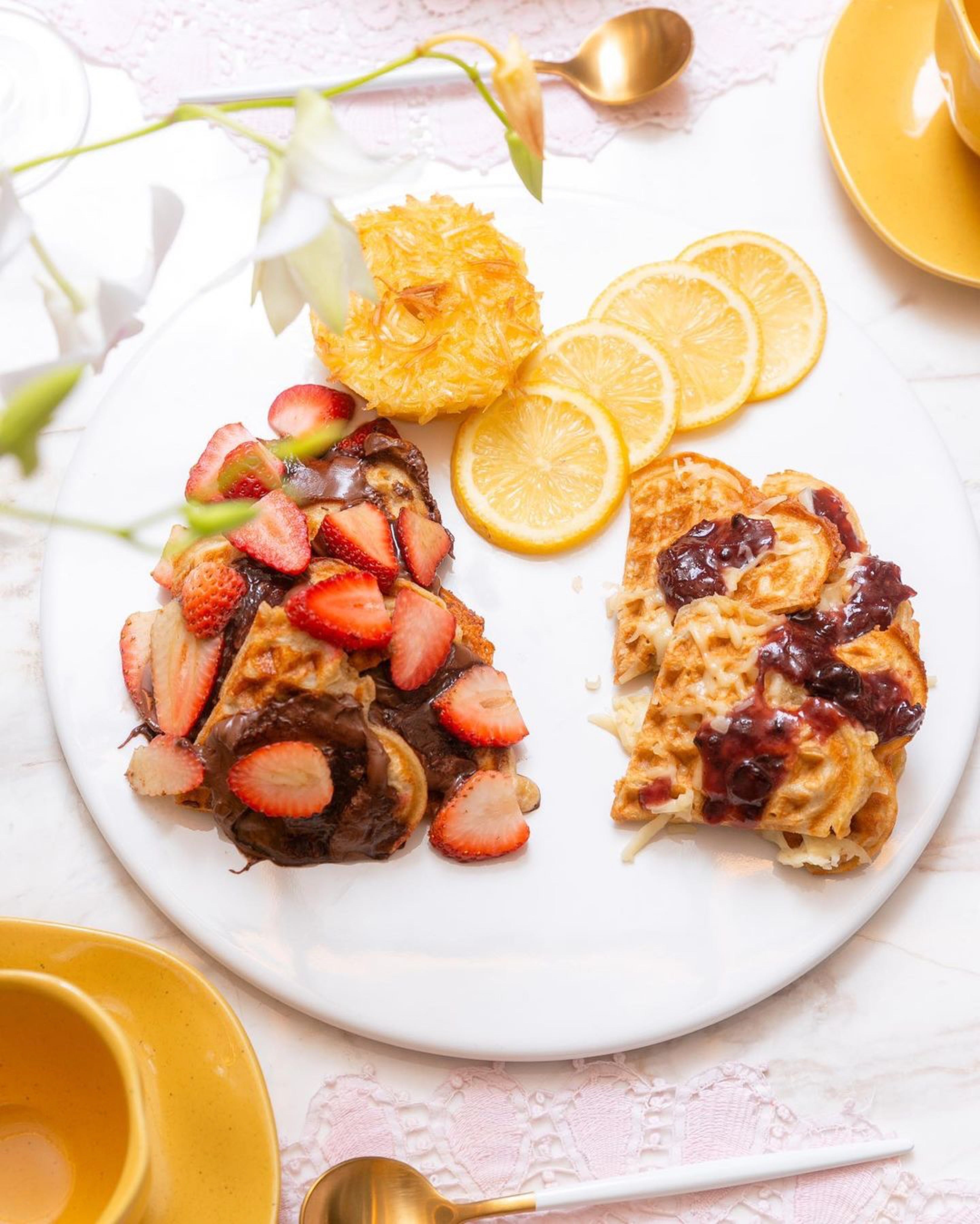 FINAL SALE - Ryo Passion Fruit 20 Pieces Dinnerware Set Service for 4