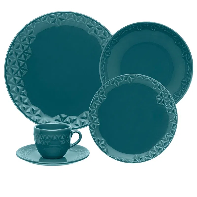 FINAL SALE - Mia Agate 20 Pieces Dinnerware Set Service for 4