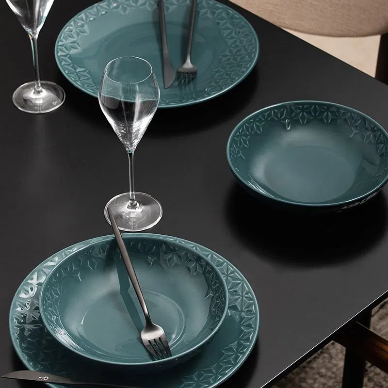 FINAL SALE - Mia Agate 20 Pieces Dinnerware Set Service for 4