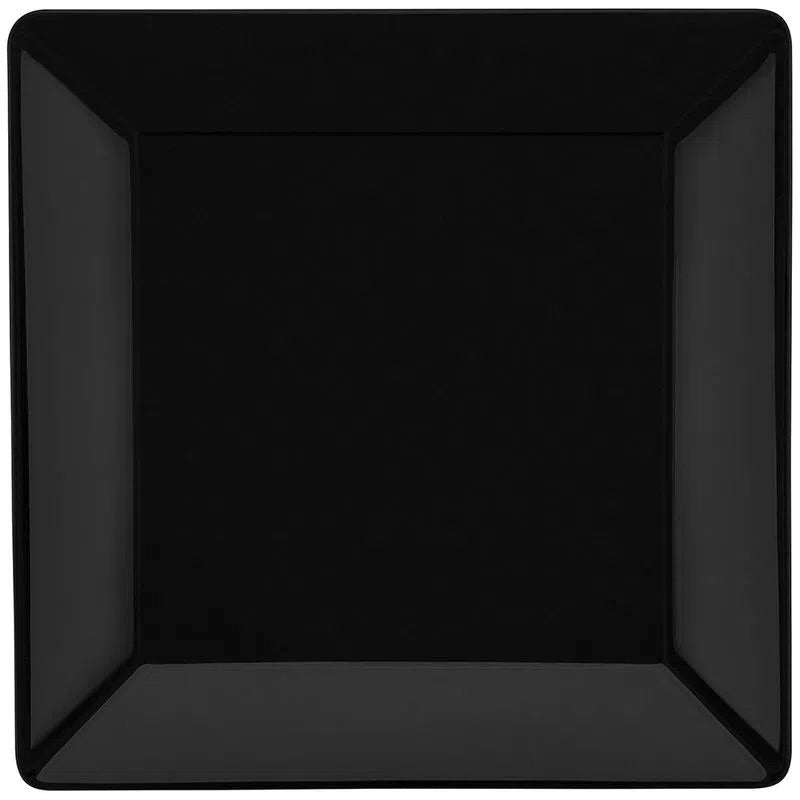 FINAL SALE - Quartier Black 20 Pieces Dinnerware Set Service for 4