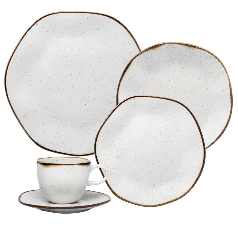 FINAL SALE - Ryo Sea 20 Pieces Dinnerware Set Service for 4