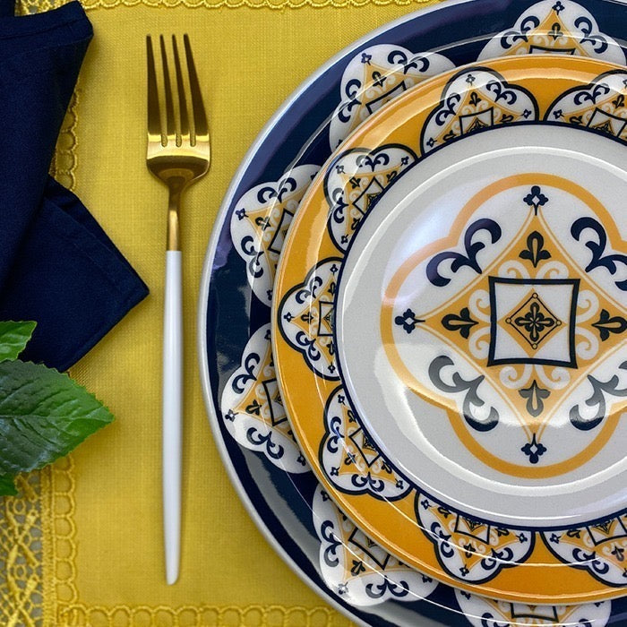 FINAL SALE - Floreal Saint Louis 20 Pieces Dinnerware Set Service for 4