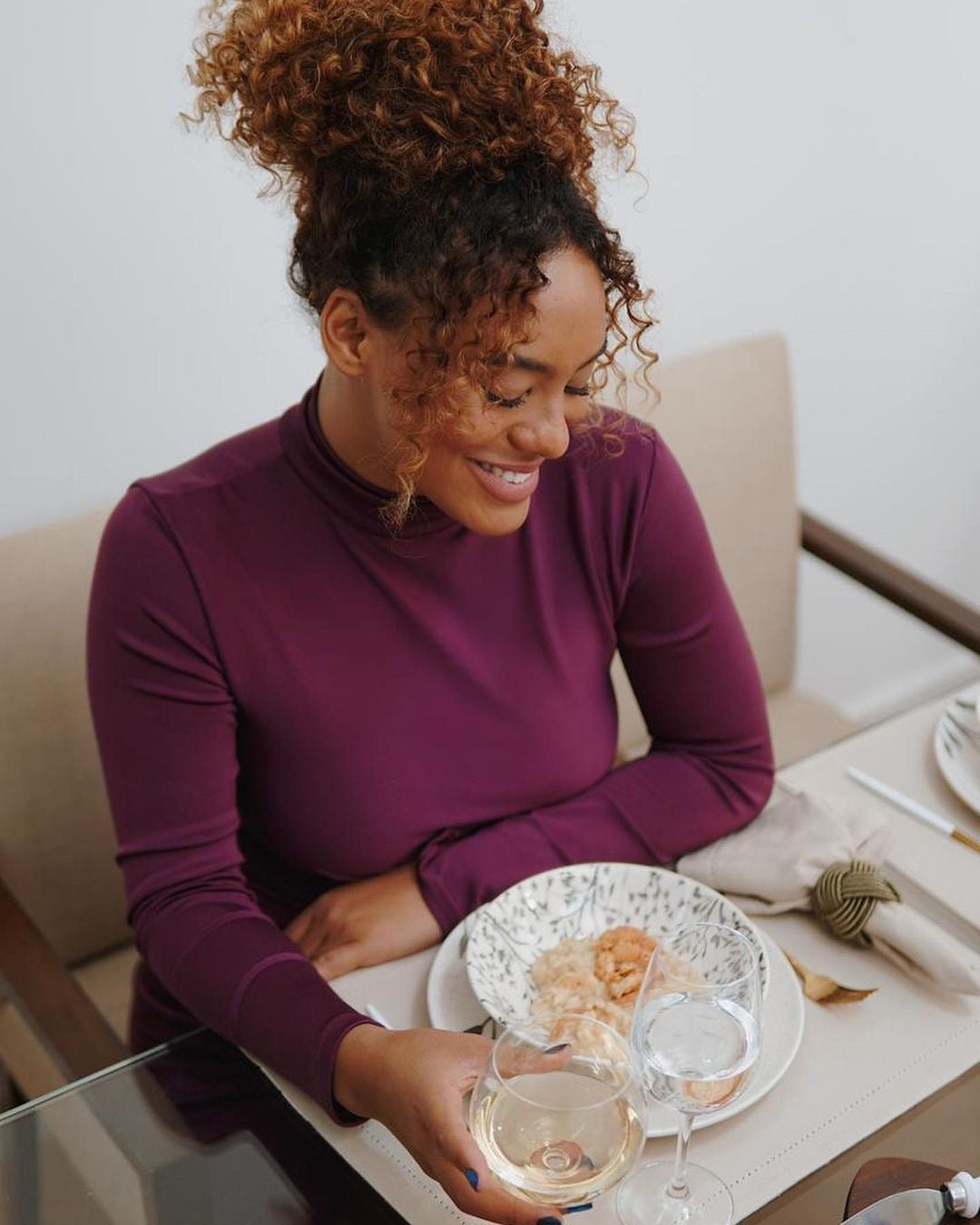 FINAL SALE - Unni Lilac 20 Pieces Dinnerware Set Service for 4