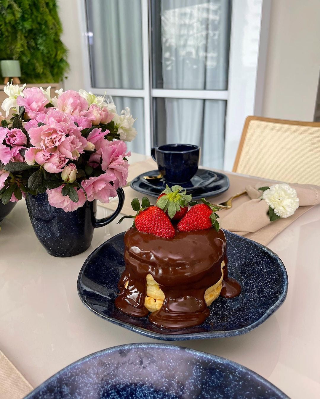 FINAL SALE - Ryo Sapphire 20 Pieces Dinnerware Set Service for 4