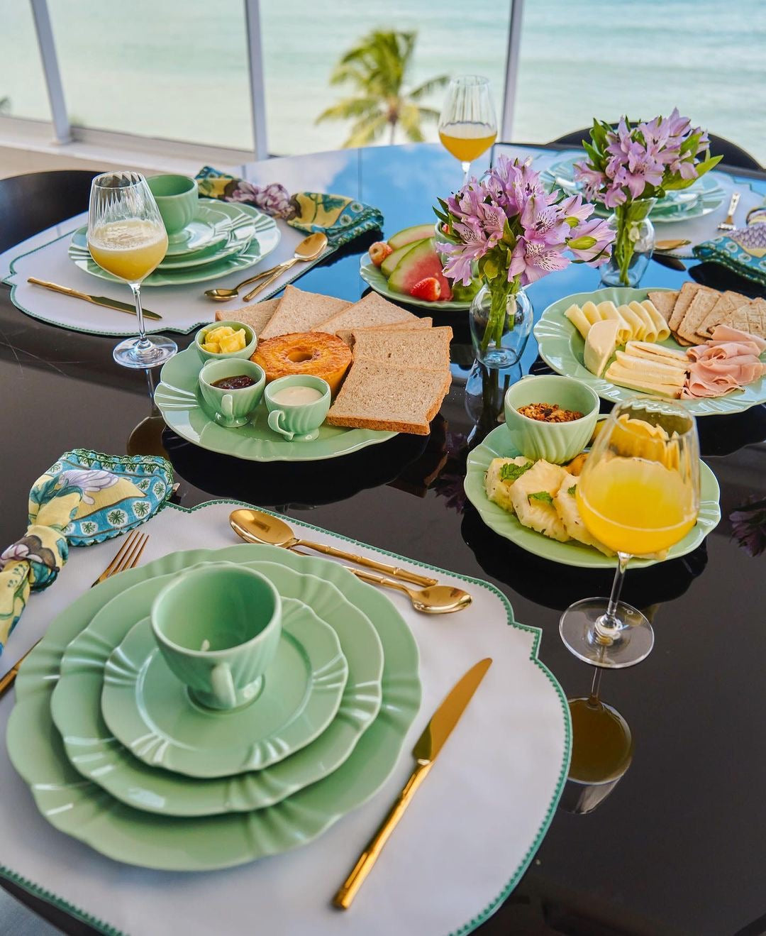 FINAL SALE - Soleil Valley 20 Pieces Dinnerware Set Service for 4