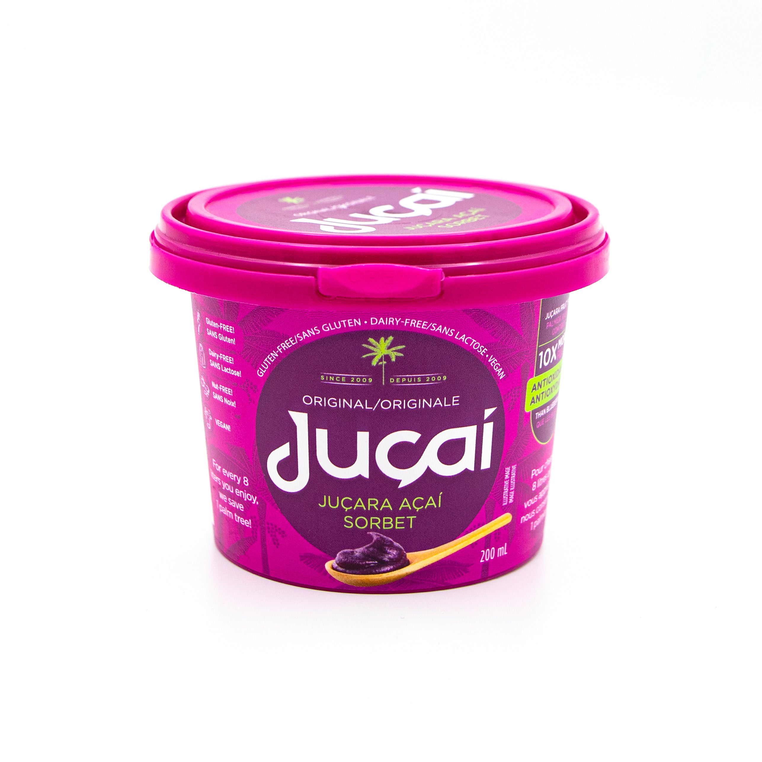 JUÇAÍ - Juçara com Sorvete de Guaraná (Açaí) 180g - 200ml