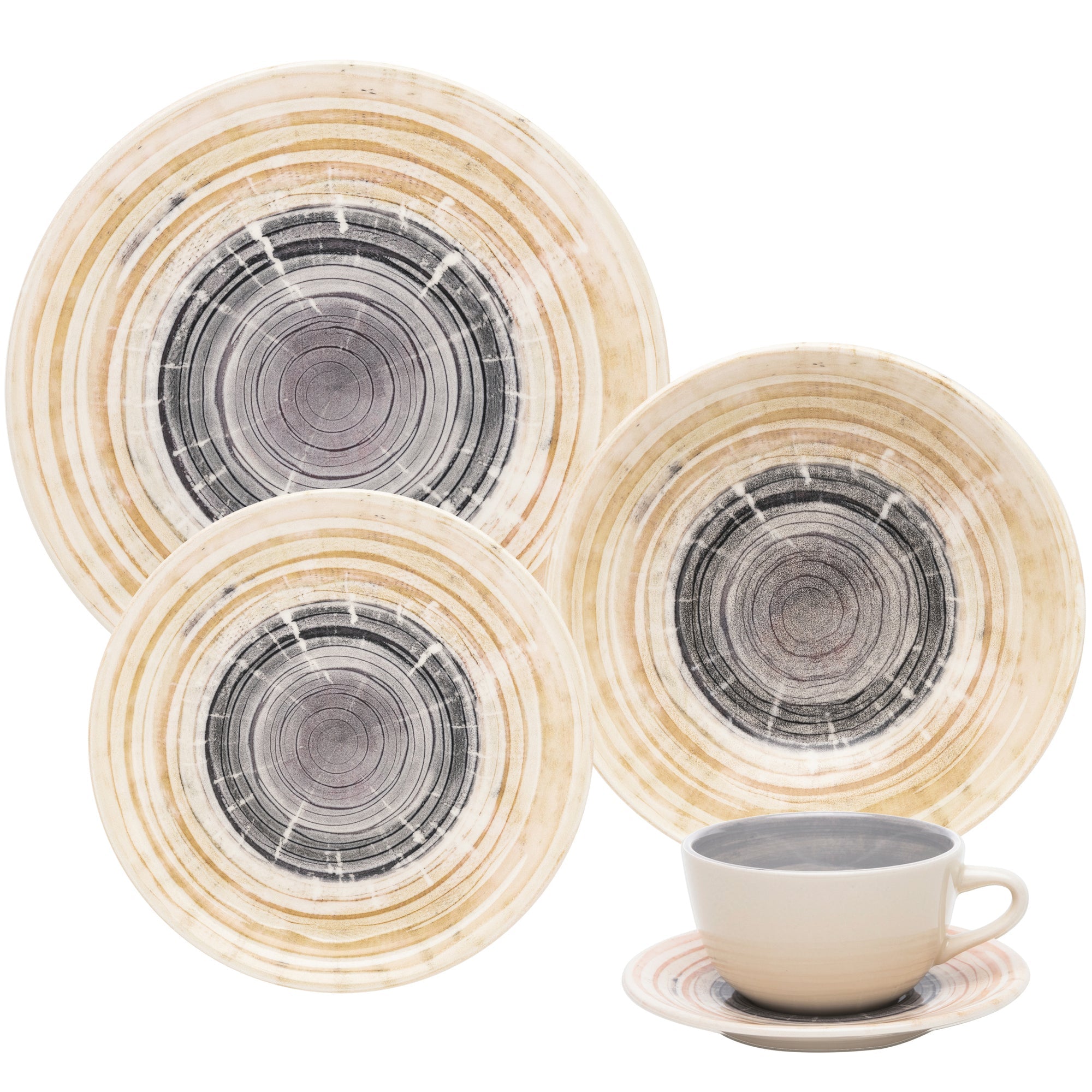 FINAL SALE - Unni Puzzling 20 Pieces Dinnerware Set Service for 4