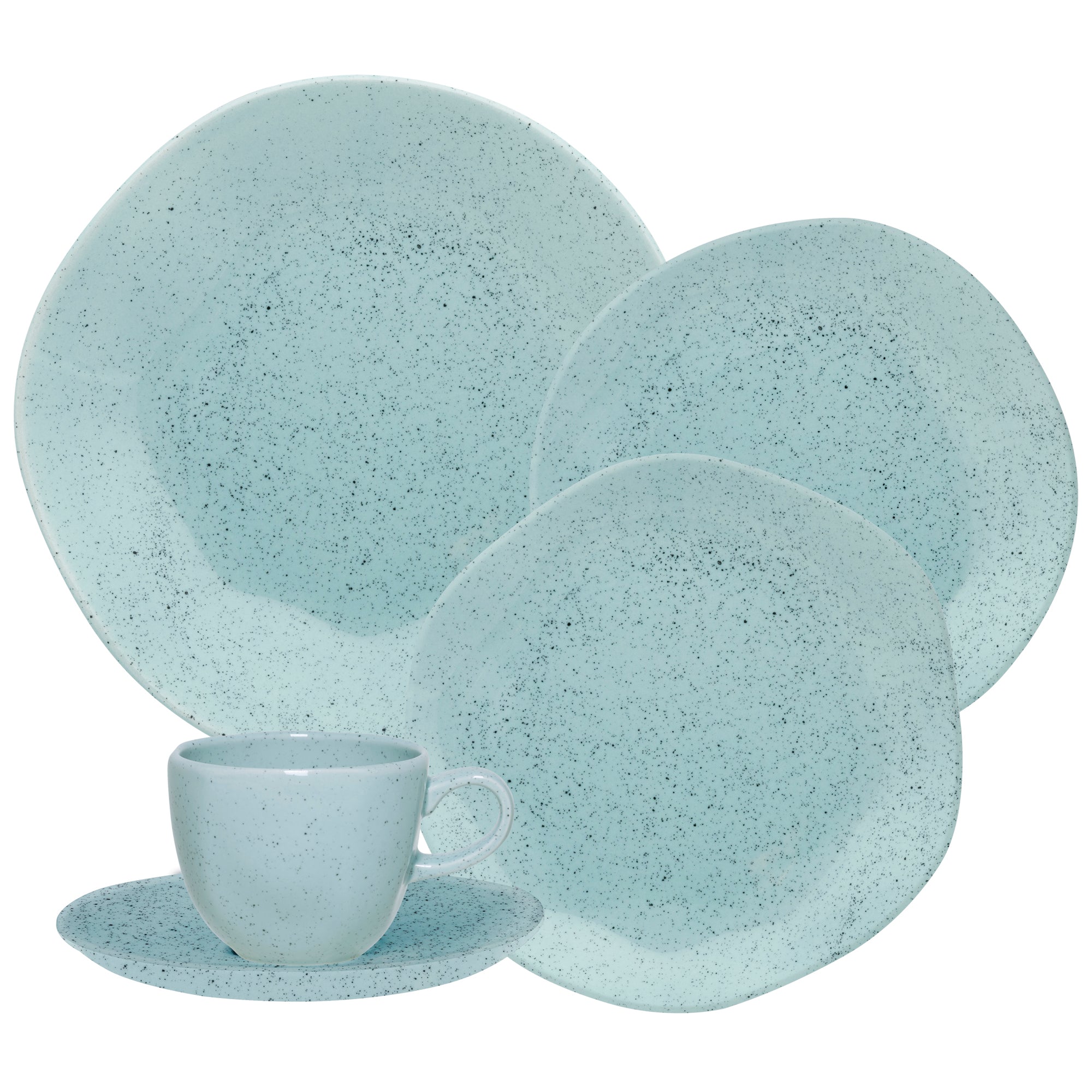 FINAL SALE - Ryo Blue Bay 20 Pieces Dinnerware Set Service for 4
